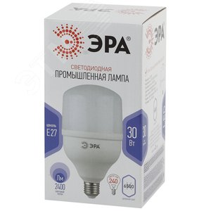Лампа светодиодная LED 30 Вт 2400Лм 6500К T100 холодный E27 170-265В LED POWER T100-30W-6500-E27 2