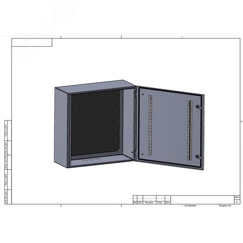 Корпус металлический OPTIMA ЩМП-60.60.25 (600х600х250) IP54 У2 серый | Б0061601 | ЭРА - фото 3