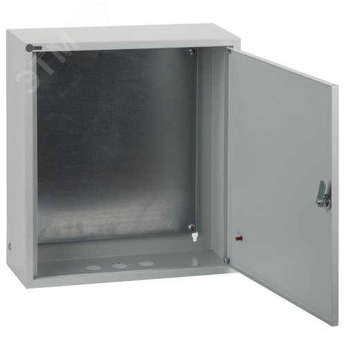 Корпус металлический ЩМП-4.4.1 (400х400х155) IP31 УХЛЗ серый - фото 3