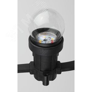 Лампа светодиодная декоративная LED 1 Вт 45Лм 3000К шар прозрачный, белт-лайт E27 220-240В ERAWL45-E27 - фото 4