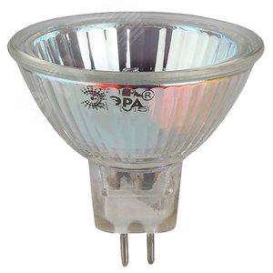Лампа накаливания галогенная GU5.3-MR16-50W-12V-CL (галоген, софит, 50Вт, нейтр, GU5.3) (10/200/6000) - фото 3