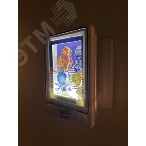 Ночник NN-611-LS-V фиолетовый ФИКСИКИ (12/48/576) ЭРА 7