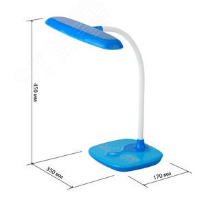 Светильник настольный светодиодный синий NLED-432-6W-BU 2