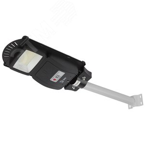 Светильник консольный на солнечной батарее, SMD, с кронштейном, 20W, с датчиком движения, ПДУ, 400lm, 5000К, IP65 - ЭРА (Энергия света)
