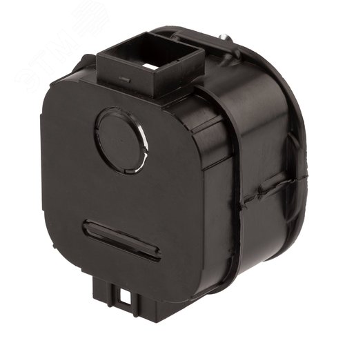 Коробка установочная KUTS-60-60-43-s-black усиленная для твердых стен саморезы стыковочные узлы черная IP20 - фото 3