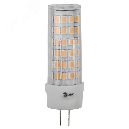 Лампочка светодиодная ЭРА STD LED JC-5W-12V-CER-827-G4 G4 5Вт керамика капсула теплый белый свет - фото 2