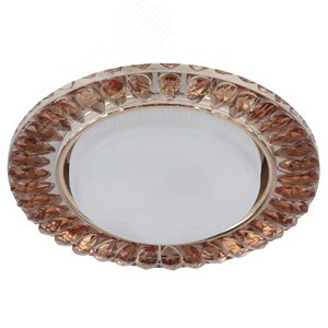 Светильник под лампу Gx53, 220V,13W, золото/чай DK87 GD/TEA  ЭРА (Б0020575)