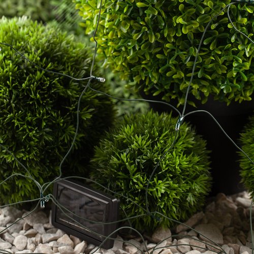 Сеть 150 LED на солнечной батарее холодный свет 2м*1,35м ERASS024-15 ЭРА 5