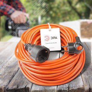 Удлинитель силовой ЭРА UPx-1e-3x1-10m в бухте с заземлением 1 розетка 10м ПВС 3х1мм2 - фото 3