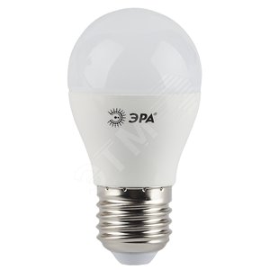 Лампа светодиодная LED 5 Вт 400Лм 2700К шар теплый E27 170-265В LED P45-5W-827-E27 Standart
