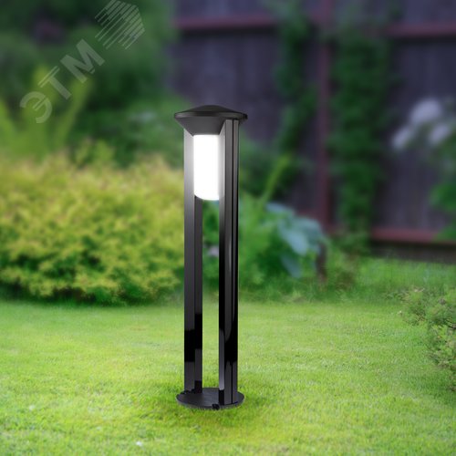 Светильник садово-парковый ФТУ 01-20-004 Арка напольный черный IP54 Е27 max20Вт h800мм 7