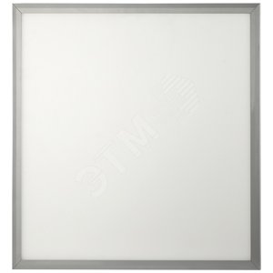 Светильник светодиодный ДВО-40W 595х595х8 4000К 2800Лм IP40 R>80 мат сереб (нужен драйвер 3707172 в компл. не вх.) (Б0026959) - ЭРА (Энергия света)