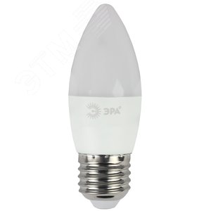 Лампа светодиодная LED 6 Вт 480Лм 2700К свеча теплый E27 220-240В ECO LED B35-6W-827-E27 Red Line 3