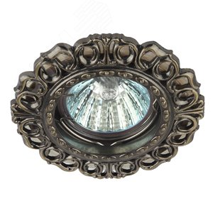 Светильник литой  MR16,12V/220V, 50W бронза KL53 SB  ЭРА (Б0017097)