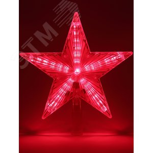 Светодиодная елочная верхушка Звезда, 31 LED, h21 см,длина провода 2,5 м., 220V, IP20 ENGEV-02 ЭРА (Б0056008) - ЭРА (Энергия света)