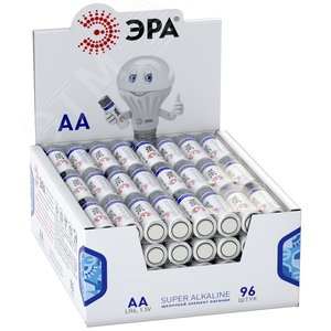 Батарейка LR6-4S promo-box (96/384/18432) - ЭРА (Энергия света)