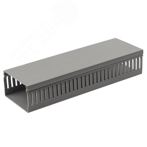 Кабель канал KK-80-60-PERF перфорированный 80х60 серый 16м | Б0050778 | ЭРА - ЭРА (Энергия света)