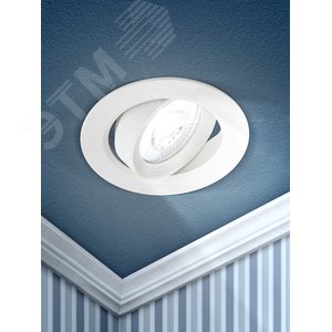 KL LED 22A-5 4K WH Точечные светильники ЭРА светодиодный круглый поворотн. LED SMD 5W 4000K, белый (Б0037037) 4