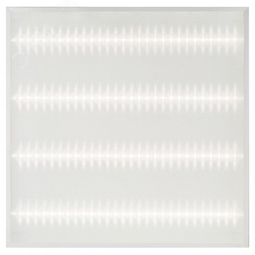 Светильник светодиодный SPO-910-2-65K-032 595х595x40 32Вт 3360Лм 6500К микропризма С ПРОВОДОМ (2/48) 2