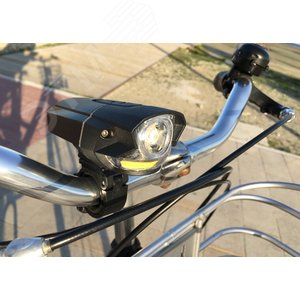 VA-901 Фонарь  вело [5Вт + COB, подсветка колеса, алюминий, литий, зарядка от USB, бл] (6/24/384) ЭРА (Б0033767) - фото 4