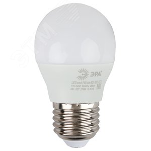 Лампа светодиодная P45-6W-827-E27,шар,6Вт,тепл,E27 2