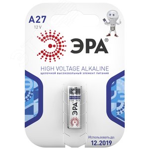 Батарейка A27-1BL SUPER Alkaline (40/160/19200) - ЭРА (Энергия света)