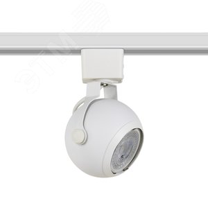 Светильник трековый однофазный TR35-GU10 WH MR16 белый под лампу - ЭРА (Энергия света)
