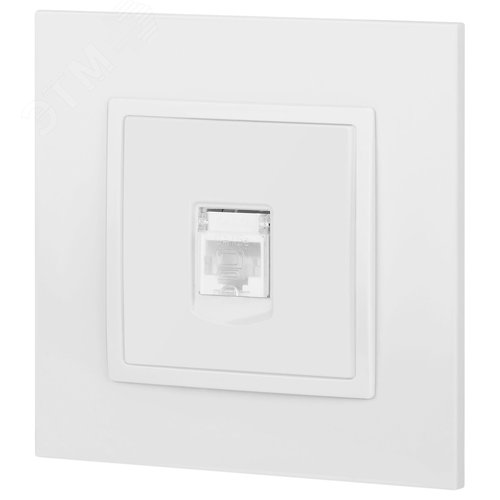 Розетка RJ45, Эра Elegance, белый, 14-3107-01 - фото 4