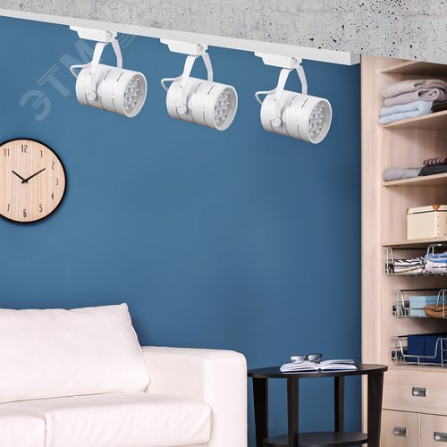 Светильник светодиодный трековый на шинопровод TR3 - 12 WH 12Вт белый SMD (20/240) 6