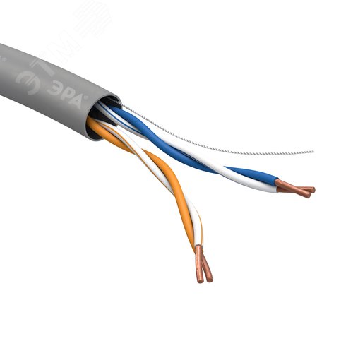 Витая пара U/UTP 2x2x24 AWG Cat5e CU PVC 305м SIMPLE (Б0044425) 2