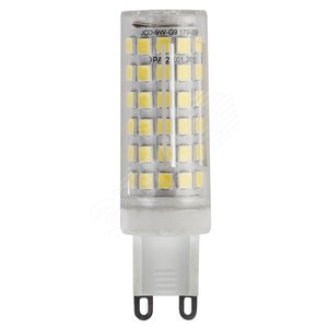 Лампа светодиодная LED 9 Вт 720Лм 2700К капсула теплый G9 170-265В LED JCD-9W-CER-827-G9 Standart