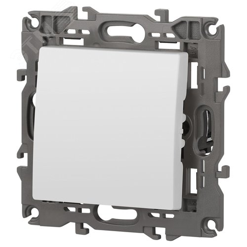 Переключатель промежуточный, 10АХ-250В, Эра Elegance, белый,14-1108-01 3