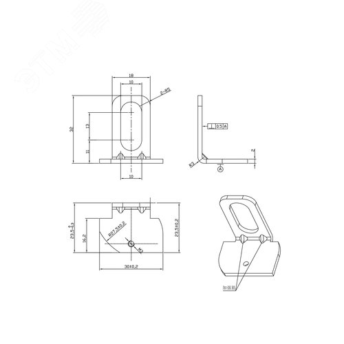 Cветильник cветодиодный подвесной ДСП 50Вт 5000К IP54 5250 Лм Кп<5% КСС Г IC SPP-404-0-50K-050 11