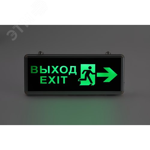 Светильник аварийный светодиодный 1,5ч 3 Вт ВЫХОД-EXIT-ЧЕЛ-стрелка SSA-101-3-20 2