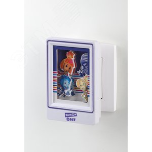 Ночник NN-611-LS-V фиолетовый ФИКСИКИ (12/48/576) ЭРА 3