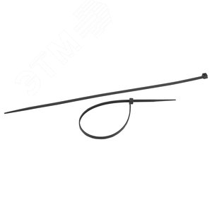 Стяжка кабельная морозостойкая 3x100 ЧЕРНЫЙ . 100 штук) NO-KS0-42 ЭРА