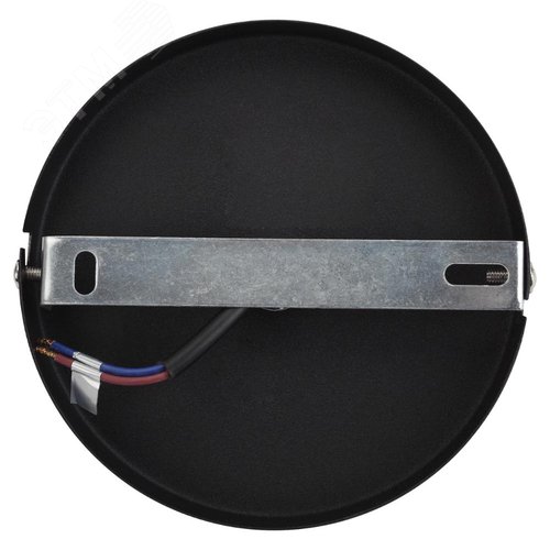 Светильник PL4 BK/BN Подвес металл, E27, max 60W, d203 мм, шагрень черный/темный никель 2