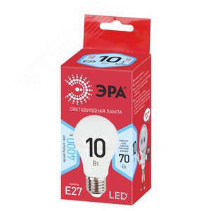 Лампа светодиодная LED A60-10W-840-E27,груша,10Вт,нейтр,E27 - фото 2