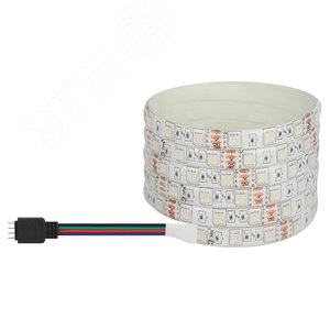 Лента светодиодная 14,4Вт/м 12В RGB IP65 60LED/м LS5050-14,4-60-12-RGB-IP65-1