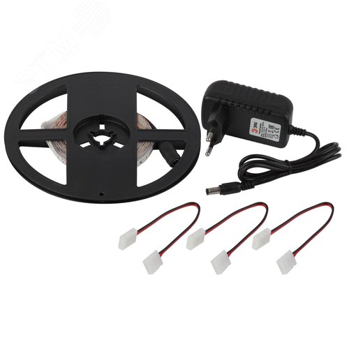 Комплект светодиодной ленты 4,8Вт/м 12В 2700К IP20 60LED/м 2835kit-4,8-60-12-IP20-2700-5m 2