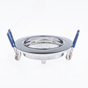 Светильник встраиваемый литой поворотный MR16 KL1A CH ,12V/220V, 50W хром (100/3000) ЭРА - фото 5