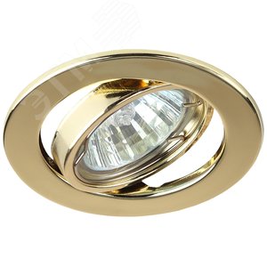 Светильник штампованный поворотный MR16,12V/220V, 50W золото ST2A GD  ЭРА (C0043806) - ЭРА (Энергия света)