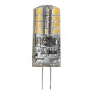Лампа светодиодная LED 2,5 Вт 200Лм 2700К капсула теплый G4 12В LED JC-2,5W-12V-827-G4 Standart
