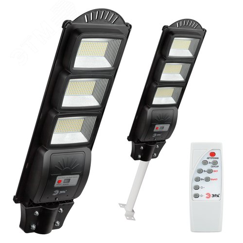 Светильник консольный на солнечной батарее, SMD, с кронштейном,60W,с датчиком движения, ПДУ, 1000lm, 5000К, IP65 - фото 6