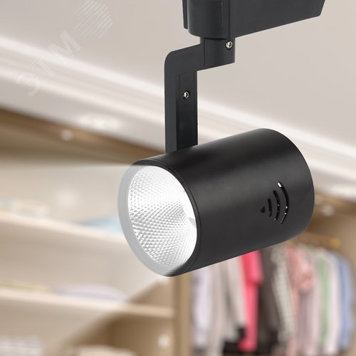 Светильник светодиодный трековый на шинопровод TR1 - 20 BK 20Вт черный COB (20/240) 2