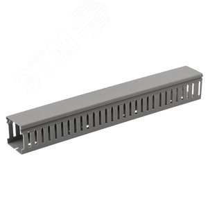 Кабель канал KK-40-60-PERF перфорированный 40х60 серый 24м | Б0050775 | ЭРА - ЭРА (Энергия света)