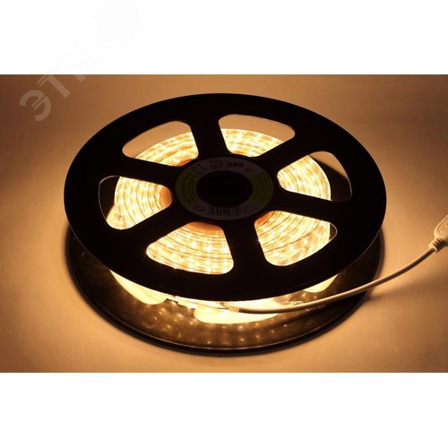 Лента светодиодная 4,8Вт/м 220В 2700К IP67 60LED/м LS2835-4,8-60-220-2700К-IP67-20m - фото 5