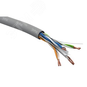 Кабель витая пара U/UTP 4x2x23 AWG Cat 6 CU PVC - ЭРА (Энергия света)