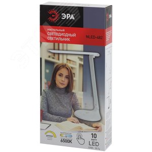 Светильник светодиодный настольный NLED-482-10W-W белый - фото 2