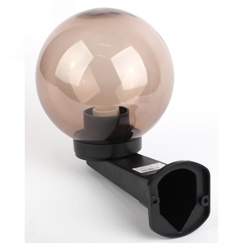 Светильник настенный НБУ 01-60-205 шар дымчатый IP44 Е27 max60Вт d200mm с настенным крепежом 2